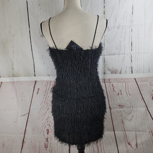 Forever 21 Knit Short Dress Sz S Black - Picture 6 of 10